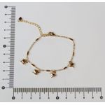 Pulseira Coração 17+5cm
