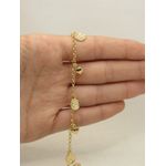 Pulseira Coração e Rostinho Feliz 16+5cm