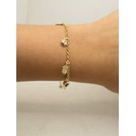Pulseira Coração e Rostinho Feliz 16+5cm