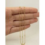Pulseira Tripla de Elos e Canutilho