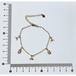 Pulseira Pingentes de Mar 16+5cm 