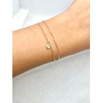 Pulseira Dupla de Elos e Zircônia