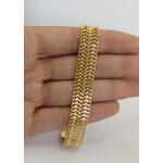 Pulseira Elos Entrelaçados 17+5cm 