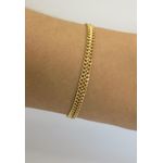 Pulseira Elos Entrelaçados 16+5cm