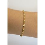 Pulseira Fita Enrolada 16+5cm