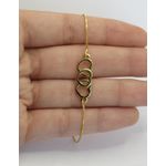 Pulseira 3 Corações 14+5cm