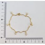 Pulseira Feminina de Pérolas 18cm