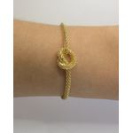 Pulseira Roliça com Nó 18+5cm