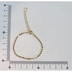 Pulseira Bolinhas Achatadas 15+5cm