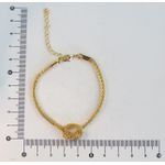 Pulseira Roliça com Nó 18+5cm