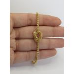 Pulseira Roliça com Nó 18+5cm