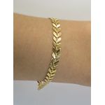Pulseira Feminina Escamada 19,5cm