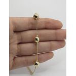 Pulseira de Bolas 18+5cm 