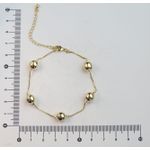 Pulseira de Bolas 18+5cm 