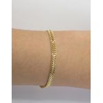 Pulseira Elos Entrelaçados 18+5cm