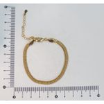 Pulseira Elos Entrelaçados 18+5cm