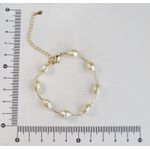 Pulseira Pérolas Barrocas 18+5cm