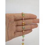 Pulseira Borboletas Coloridas 19cm