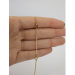 Pulseira Fina com Hexágonos 16cm + Extensor