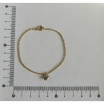 Pulseira Bolinhas e Coração Zircônia 18cm