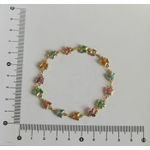 Pulseira Borboletas Coloridas 19cm