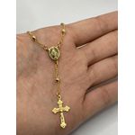 Colar Terço Nossa Senhora das Graças 45cm + Extensor