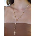 Colar Terço Nossa Senhora das Graças 50cm