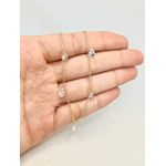 Colar Zircônias Gotas Penduradas 40+5cm