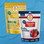 Kit Mx de Biscoitos Para Cachorros Linha Brincalhão Natural 