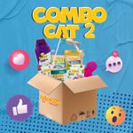 Kit Cat 2 Mix Petiscos Shampoo e Brinquedos Para Gatos Brincat 