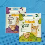 Kit Cat 2 Mix Petiscos Shampoo e Brinquedos Para Gatos Brincat 