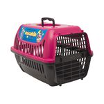 Caixa de Transporte Para Pet Brincalhão N2 Rosa 