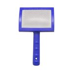 Rasqueadeira Plástica G Ponta De SIlicone Azul