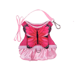 PEITORAL PET BORBOLETA ROSA