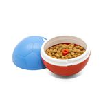 Bola Petisqueira G Crazy Ball vermelha/Azul 300g