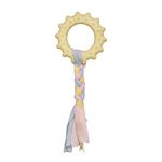 Brinquedo PET Candy Argola Amarela Com Trança