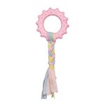 Brinquedo PET Candy Argola Rosa Com Trança