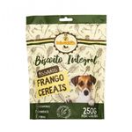 Biscoito Integral Brincalhão Sabor Frango e Cereais 250g