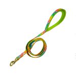 Coleira com guia estampa tie dye Vibrance com fecho de engate rápido 