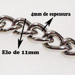 Corrente Níquel grossa 