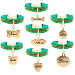 Gargantilha de couro com detalhes em strass