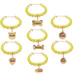 Gargantilha de pérolas cristal pet com pingente metais na cor Dourado 