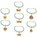 Gargantilha de pérolas cristal pet com pingente metais na cor Dourado 