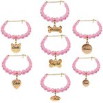 Gargantilha de pérolas cristal pet com pingente metais na cor Dourado 