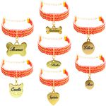 Gargantilha de strass fino com pingente metais na cor Dourado 