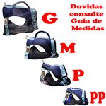 Coleira Peitoral Azul estilo colete com guia 