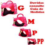 Coleira Peitoral Rosa estilo colete com guia 