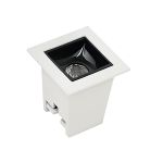 Spot Soul Picco 2W Embutir 2700K Branco Quente Branco c/ Preto