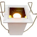 Spot Soul Picco 2W Embutir 2700K Branco Quente Branco c/ Preto