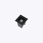 Spot Soul Picco 2W Embutir 2700K Branco Quente Preto
